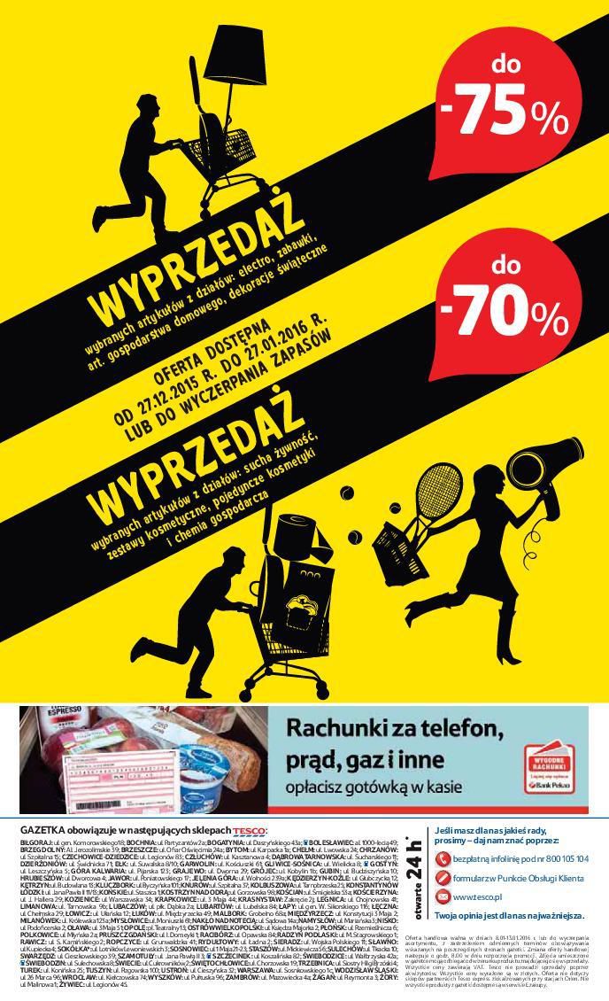 Gazetka promocyjna Tesco do 13/01/2016 str.20