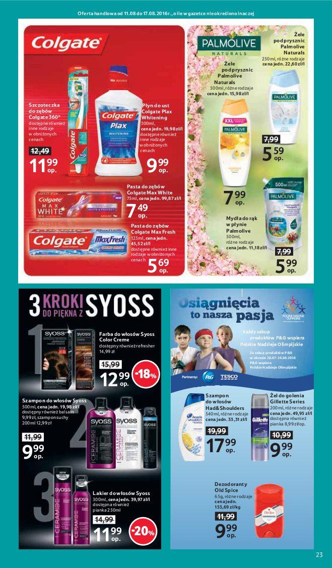 Gazetka promocyjna Tesco do 17/08/2016 str.23