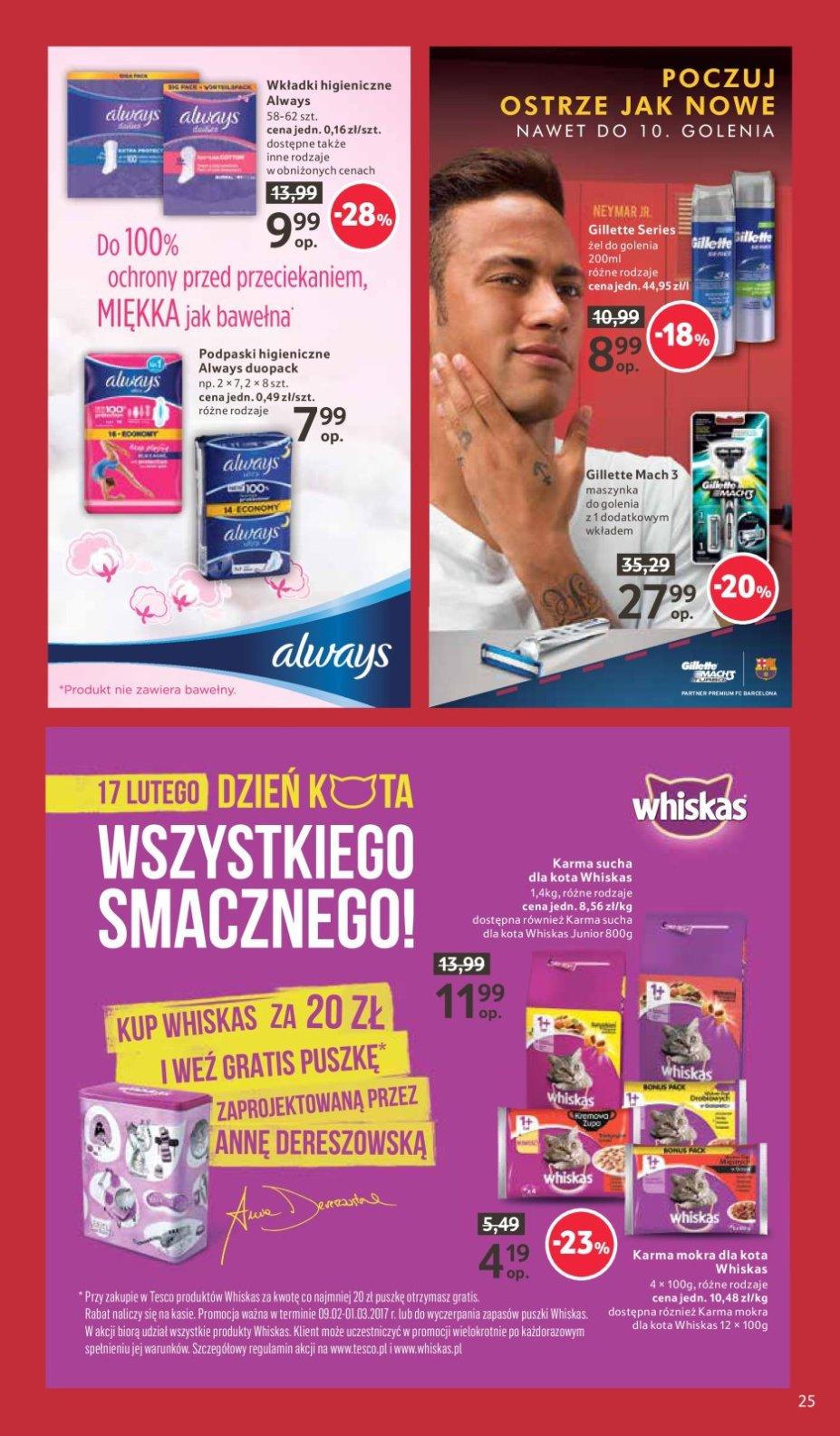 Gazetka promocyjna Tesco do 15/02/2017 str.25