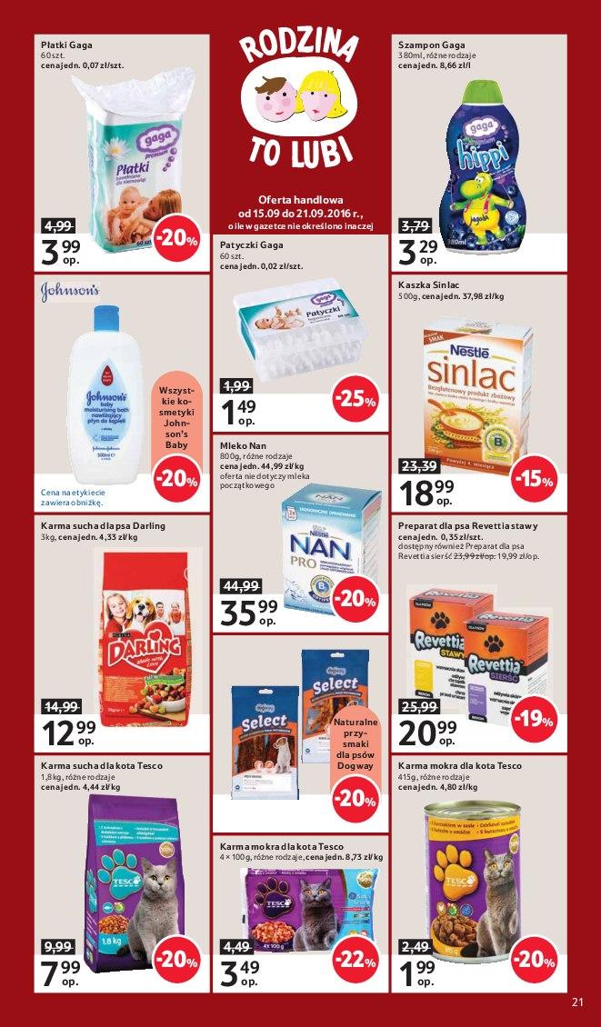 Gazetka promocyjna Tesco do 21/09/2016 str.22