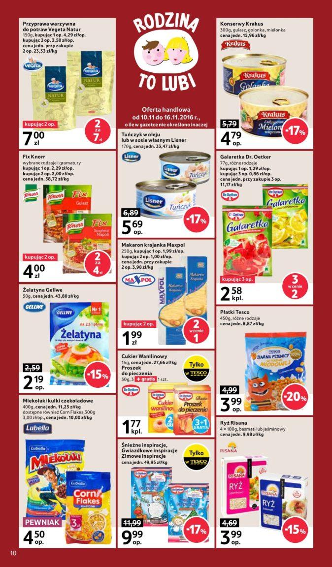 Gazetka promocyjna Tesco do 16/11/2016 str.10