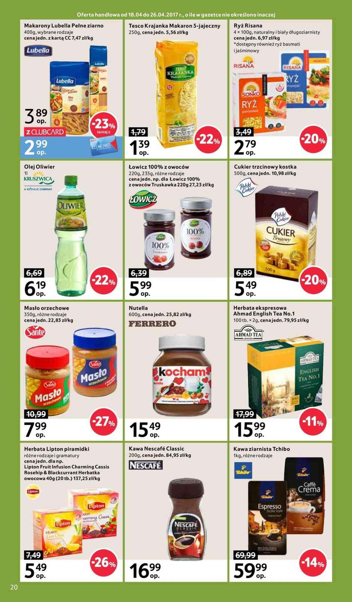 Gazetka promocyjna Tesco do 26/04/2017 str.20