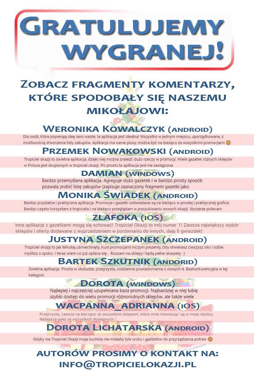 Gazetka promocyjna TropicielOkazji do 20/12/2017 str.1