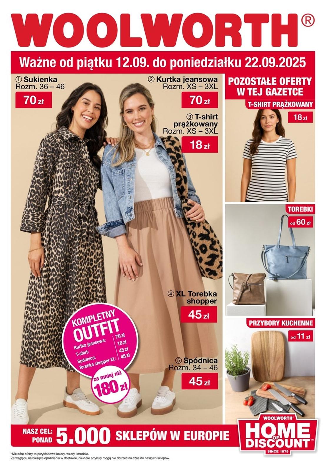 Gazetka promocyjna WOOLWORTH do 22/09/2025 str.1