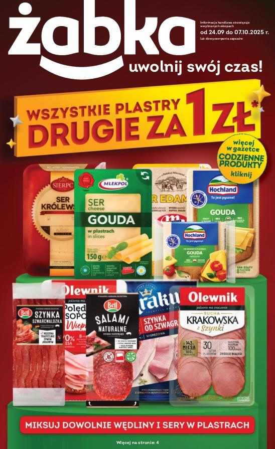 Gazetka promocyjna Żabka do 07/10/2025 str.1