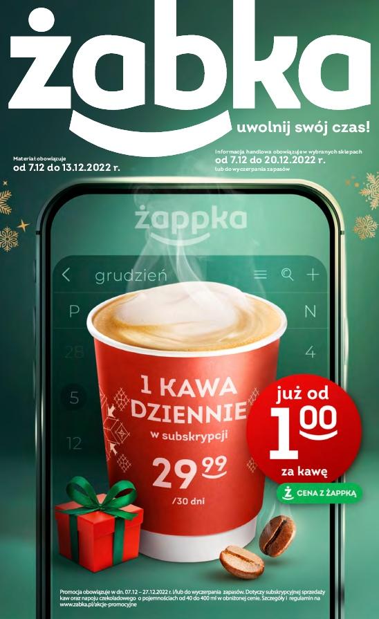 Gazetka promocyjna Żabka do 20/12/2022 str.1