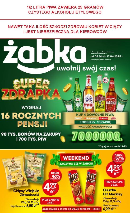 Gazetka promocyjna Żabka do 17/06/2025 str.1