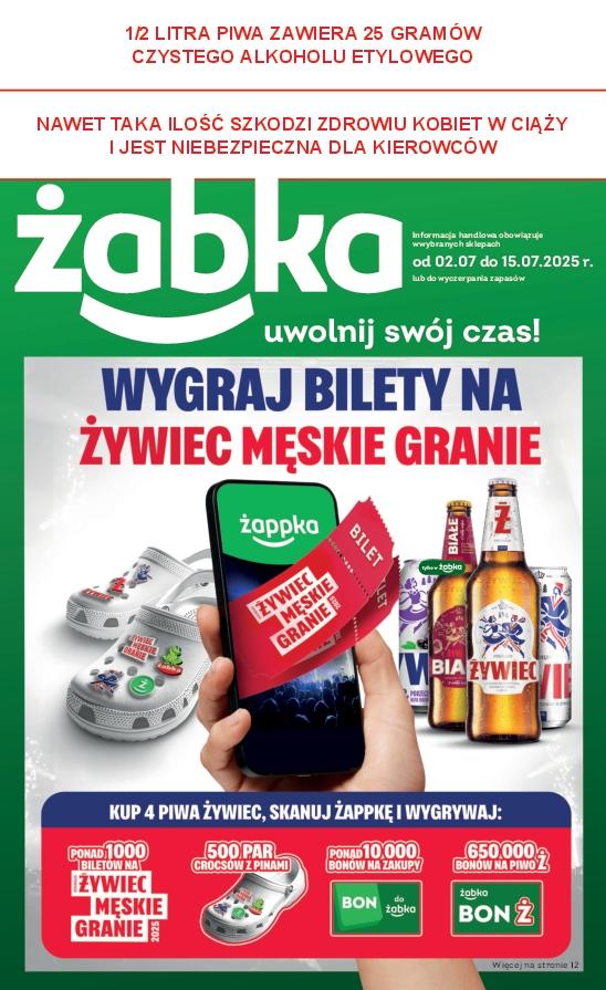 Gazetka promocyjna Żabka do 15/07/2025 str.1