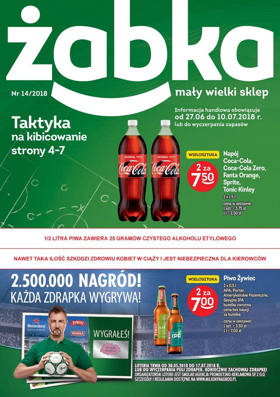 Gazetka promocyjna Żabka do 10/07/2018 str.1