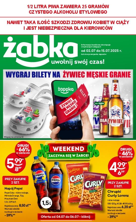 Gazetka promocyjna Żabka do 15/07/2025 str.1