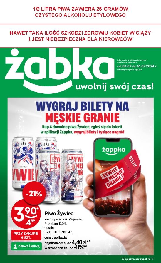 Gazetka promocyjna Żabka do 16/07/2024 str.1