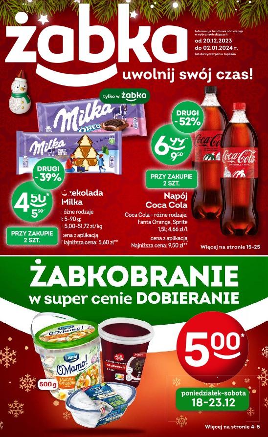 Gazetka promocyjna Żabka do 02/01/2024 str.1