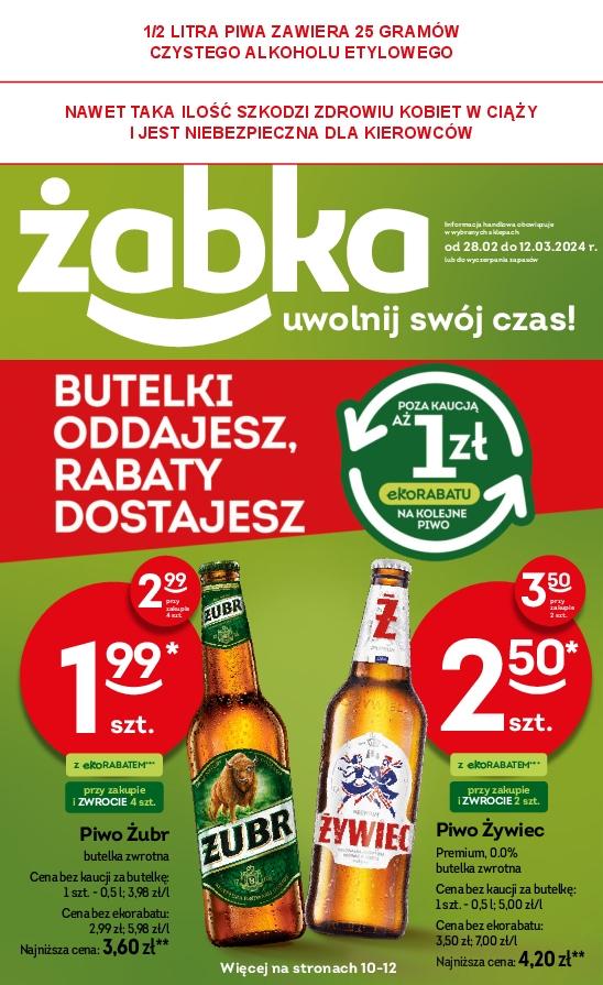 Gazetka promocyjna Żabka do 12/03/2024 str.1