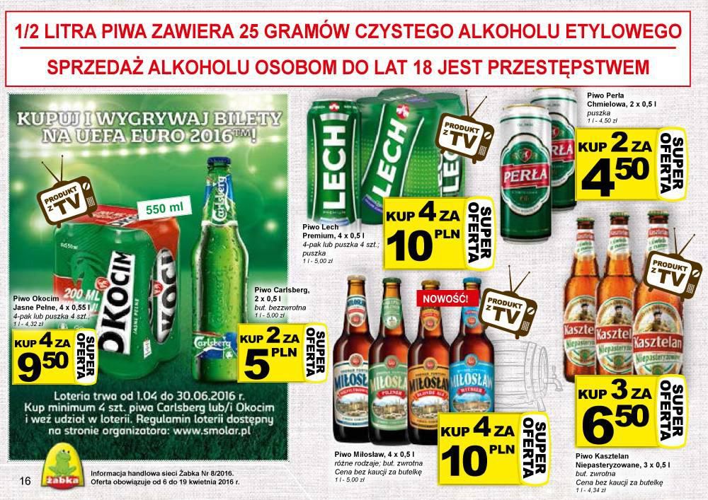 Gazetka promocyjna Żabka do 19/04/2016 str.16