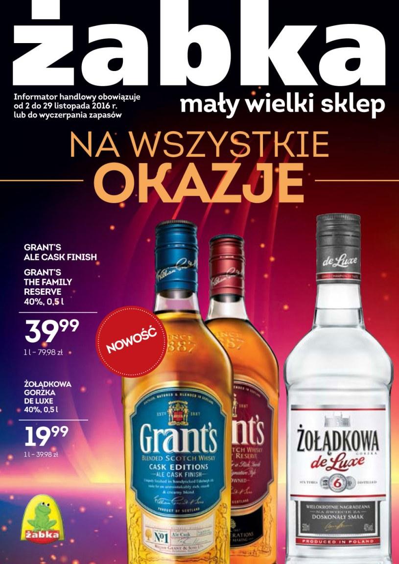 Gazetka promocyjna Żabka do 29/11/2016 str.1