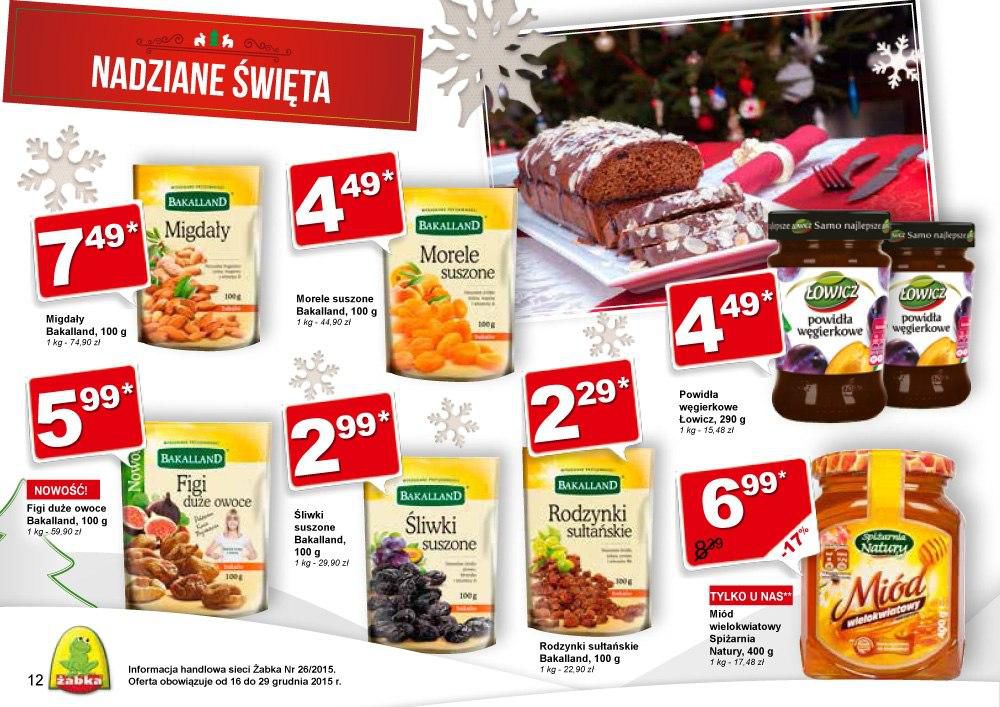 Gazetka promocyjna Żabka do 29/12/2015 str.12