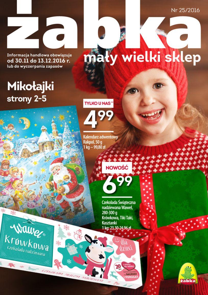 Gazetka promocyjna Żabka do 13/12/2016 str.1