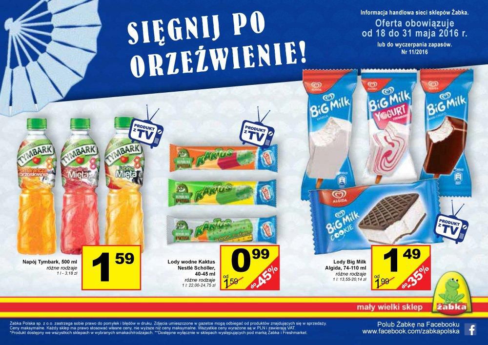 Gazetka promocyjna Żabka do 31/05/2016 str.1