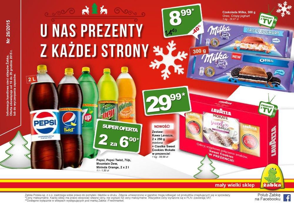 Gazetka promocyjna Żabka do 29/12/2015 str.1