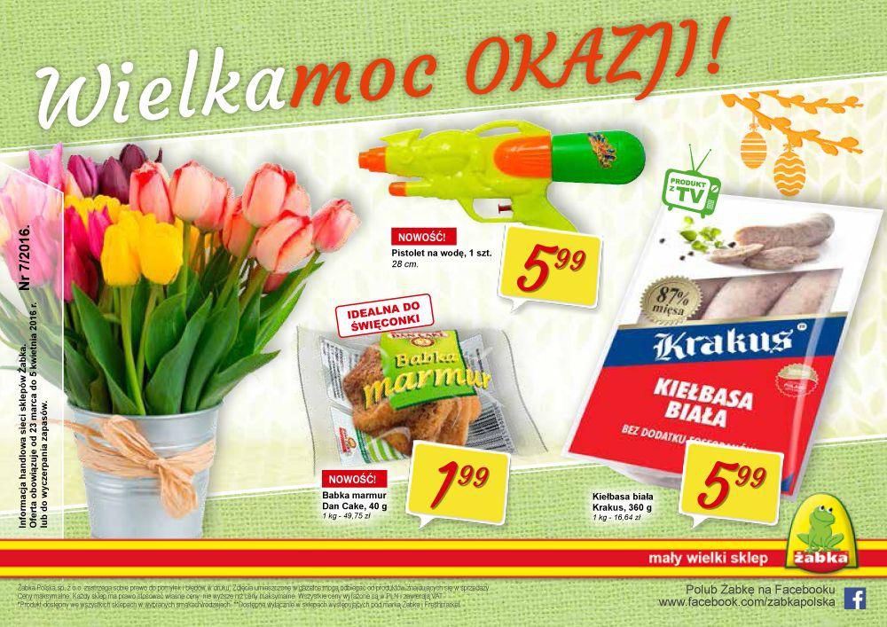 Gazetka promocyjna Żabka do 05/04/2016 str.1