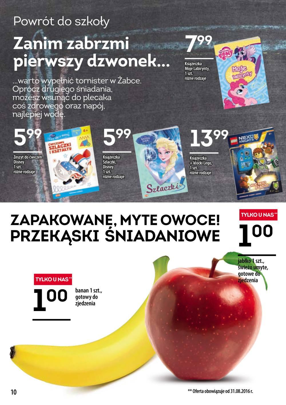 Gazetka promocyjna Żabka do 06/09/2016 str.10