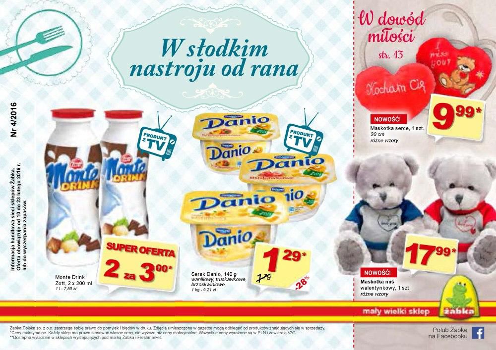 Gazetka promocyjna Żabka do 23/02/2016 str.1