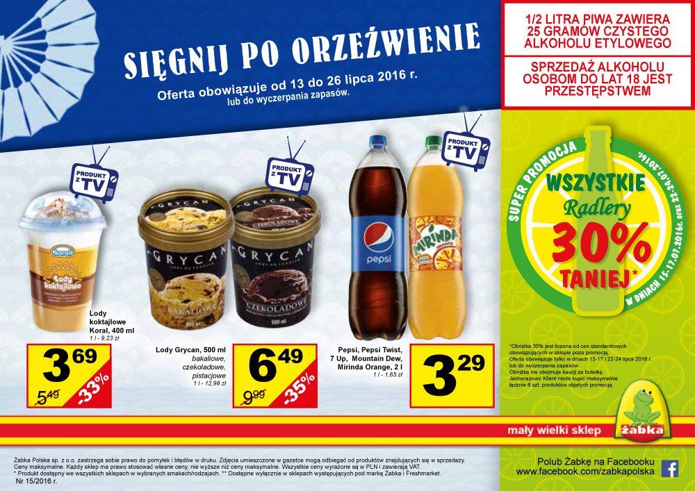 Gazetka promocyjna Żabka do 26/07/2016 str.1