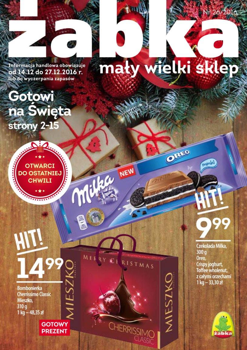 Gazetka promocyjna Żabka do 27/12/2016 str.1